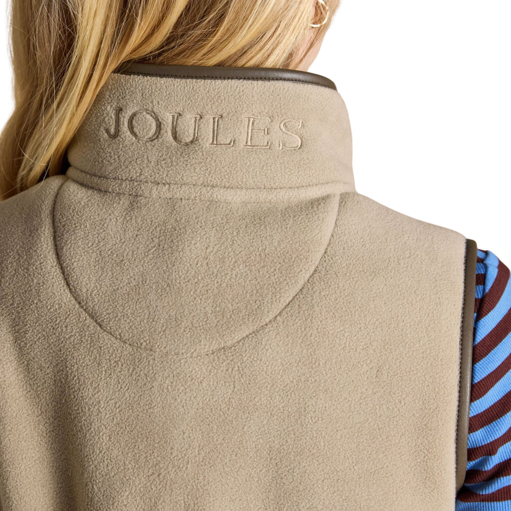Joules Womens Heritage Gilet - Mink Brown
