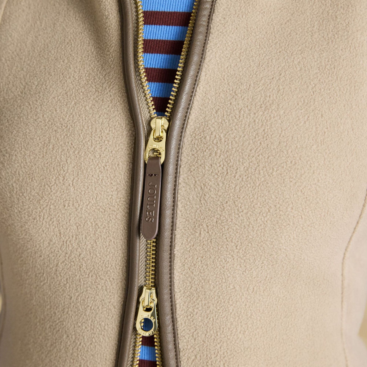 Joules Womens Heritage Gilet - Mink Brown