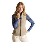 Joules Womens Heritage Gilet - Mink Brown