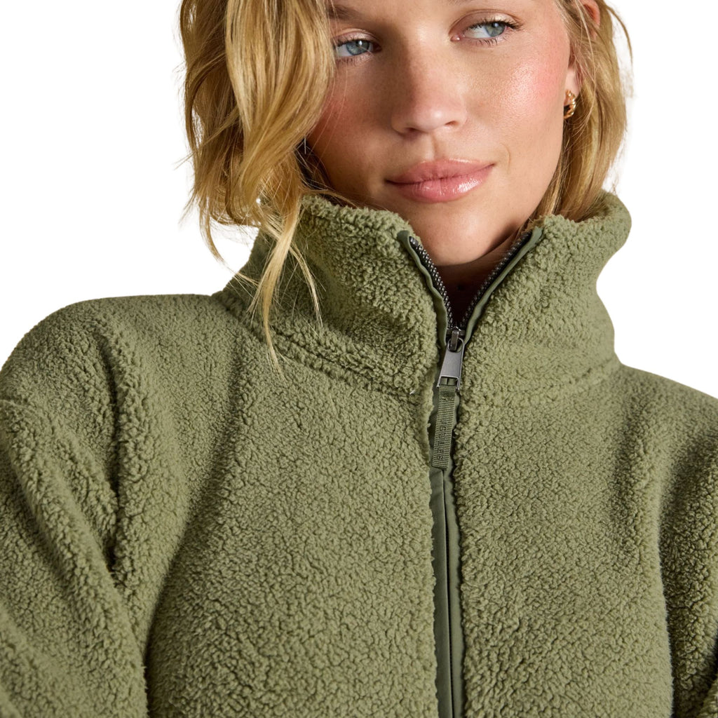 Joules Womens Short Tilly Fleece - Olive Green