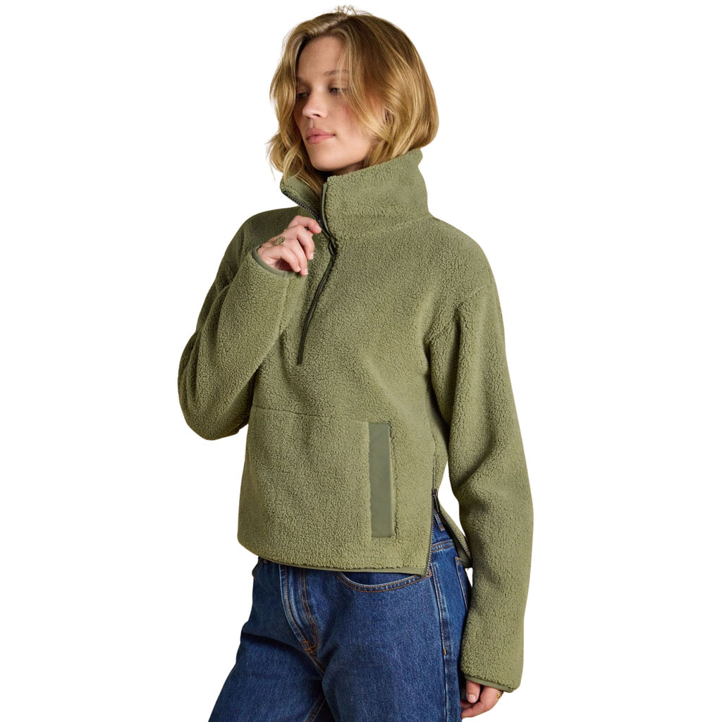 Joules Womens Short Tilly Fleece - Olive Green
