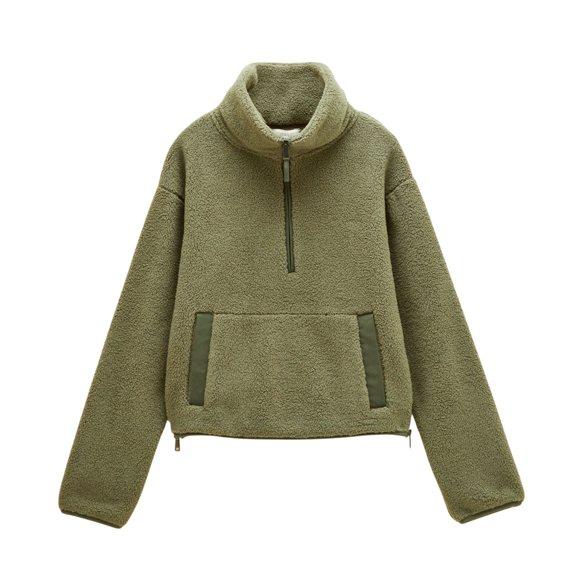 Joules Womens Short Tilly Fleece - Olive Green