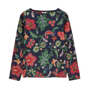 Joules Womens Printed Harbour T-Shirt - Navy Floral
