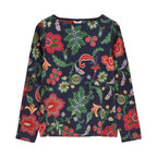 Joules Womens Printed Harbour T-Shirt - Navy Floral