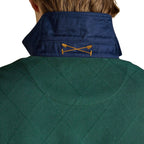 Joules Mens Embellished Woody Polo Shirt - Green/Burgundy