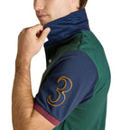 Joules Mens Embellished Woody Polo Shirt - Green/Burgundy