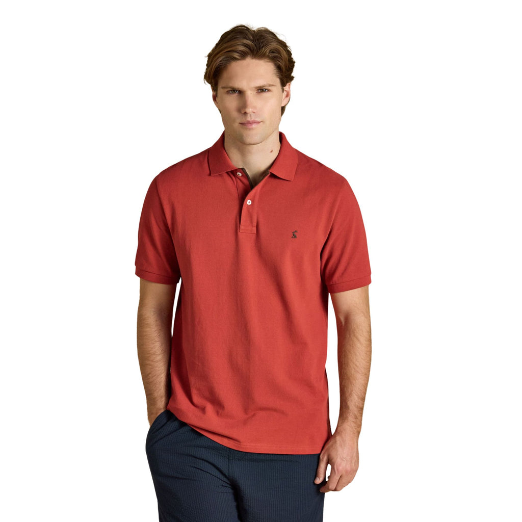 Joules Mens Woody Polo Shirt - Amber Orange