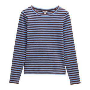 Joules Womens Sophie T-Shirt - Blue/Brown