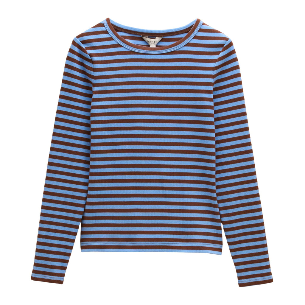 Joules Womens Sophie T-Shirt - Blue/Brown