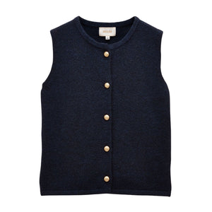 Joules Womens Holly Button Tank Tank Top - Navy