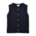 Joules Womens Holly Button Tank Tank Top - Navy
