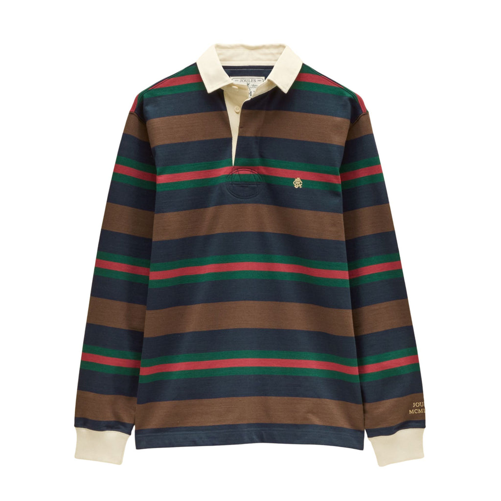 Joules Mens Rugby Club L/S Rugby Shirt - Multi