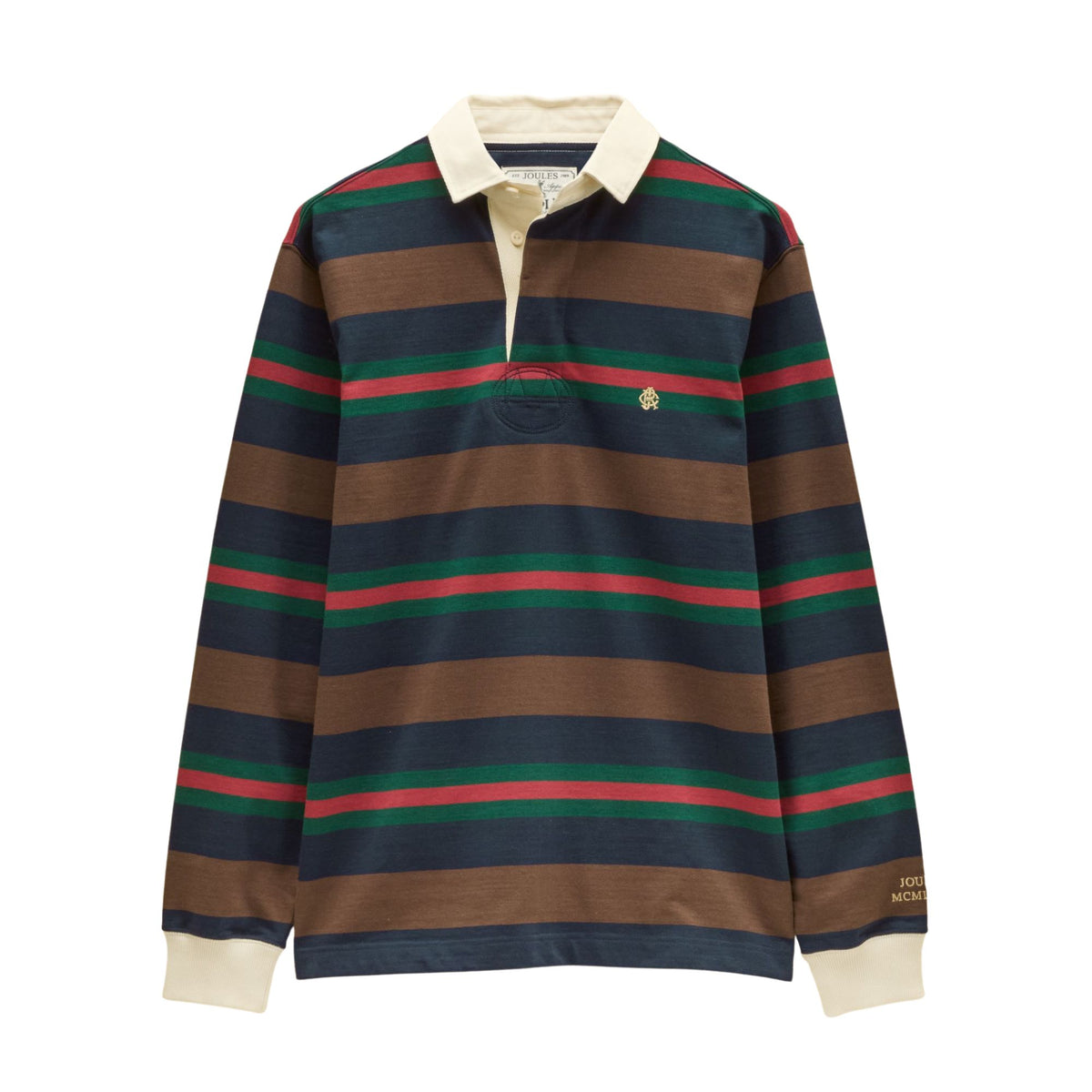 Joules Mens Rugby Club L/S Rugby Shirt - Multi