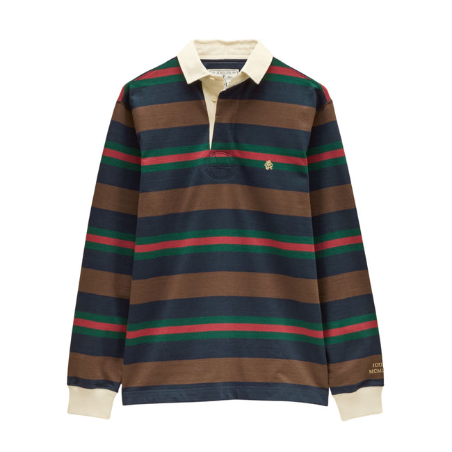 Joules Mens Rugby Club L/S Rugby Shirt - Multi Hover Image