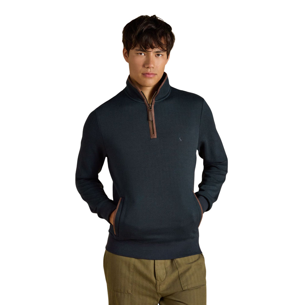 Joules Mens Heritage Sweat 1/4 Zip Sweat Top - Navy