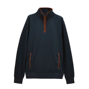 Joules Mens Heritage Sweat 1/4 Zip Sweat Top - Navy