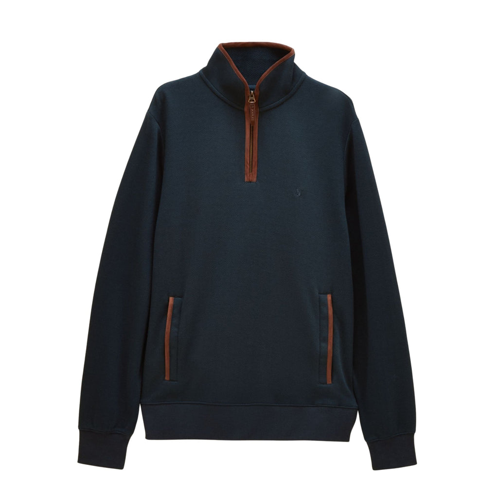 Joules Mens Heritage Sweat 1/4 Zip Sweat Top - Navy