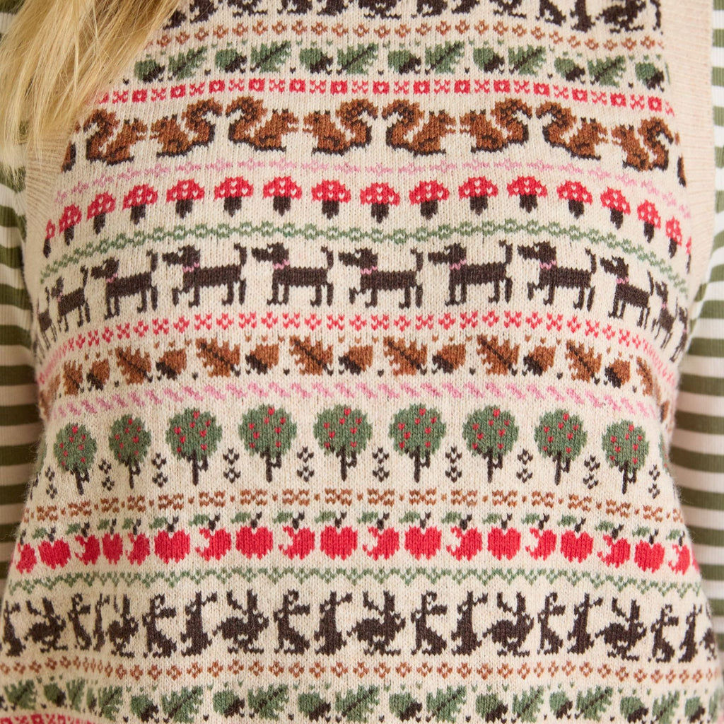 Joules Womens Orchard Tank Top - Oatmeal