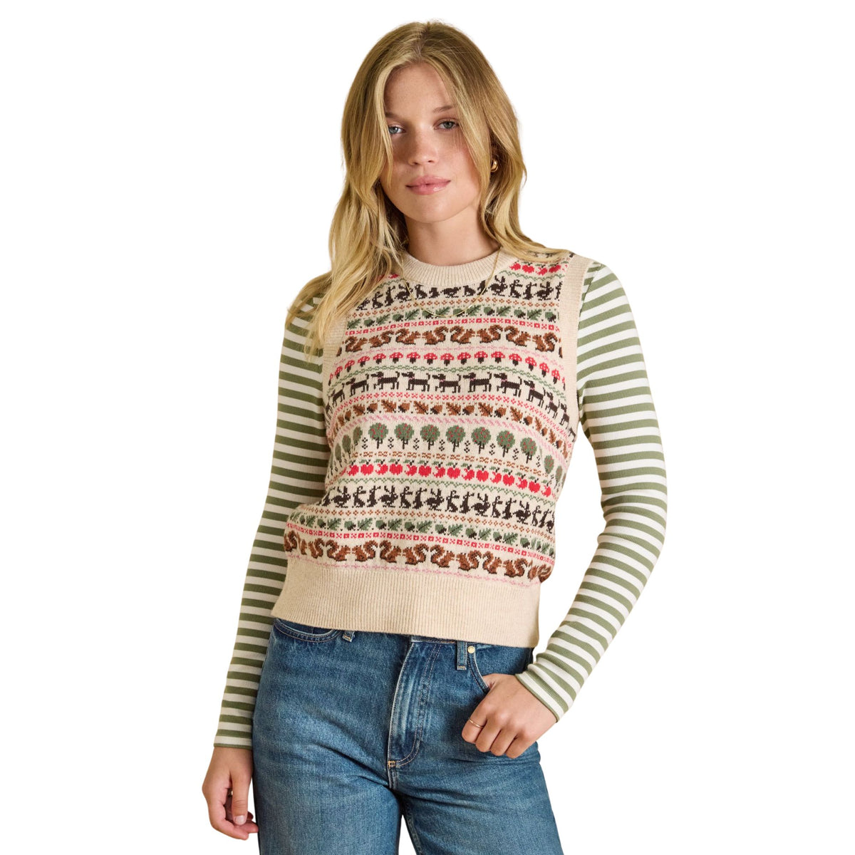 Joules Womens Orchard Tank Top - Oatmeal