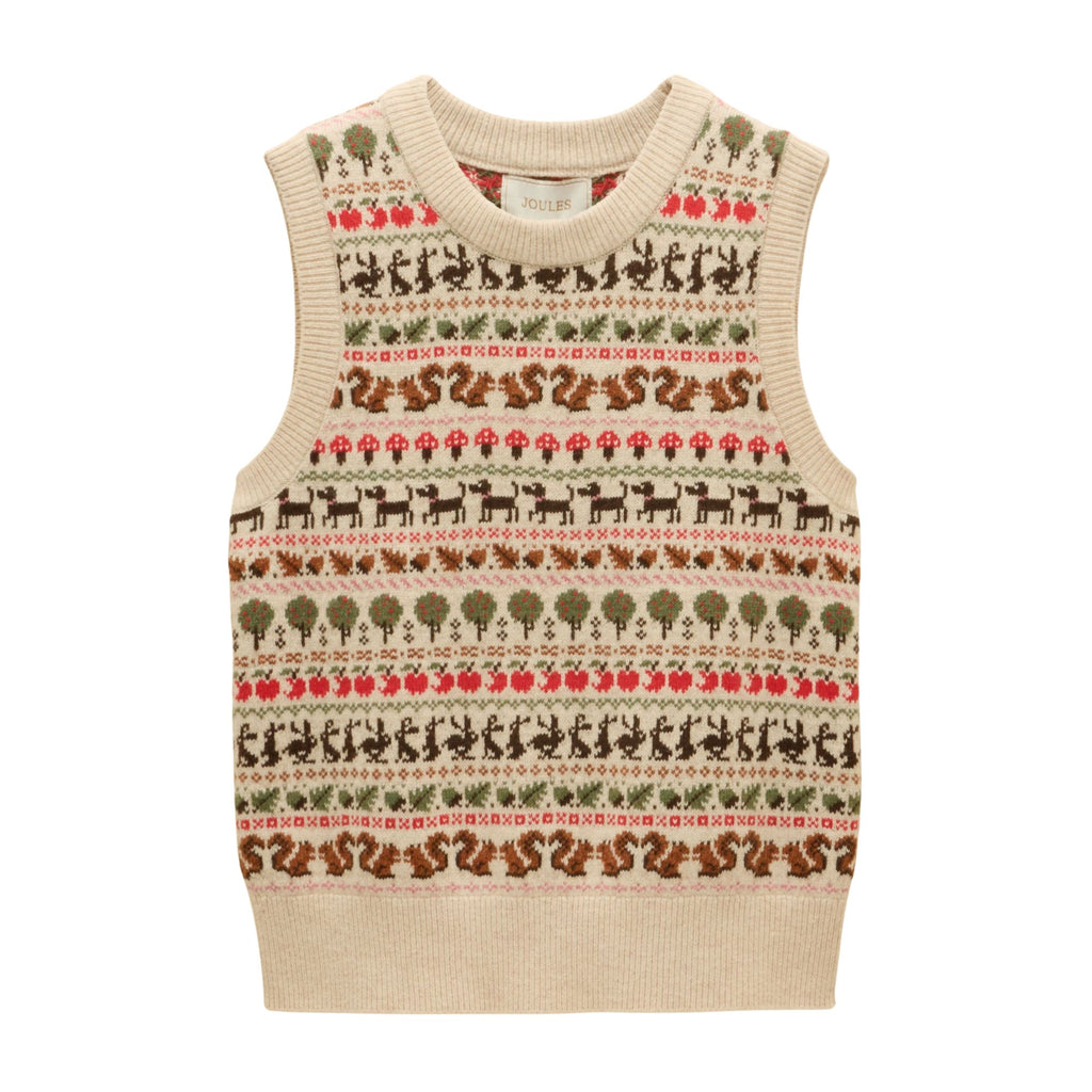 Joules Womens Orchard Tank Top - Oatmeal