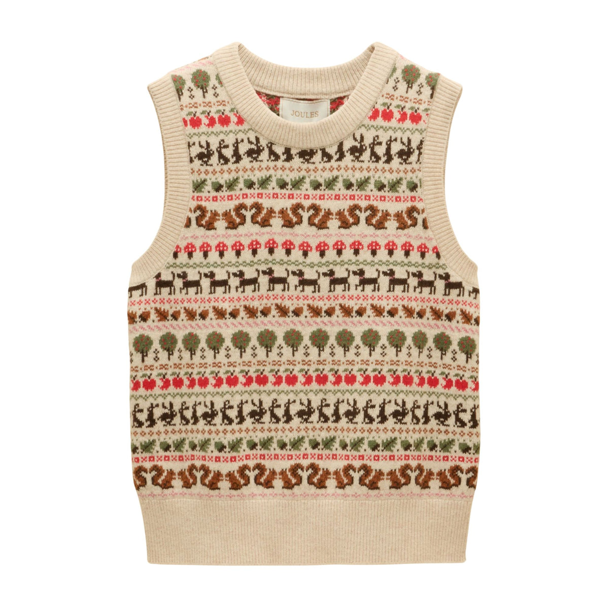Joules Womens Orchard Tank Top - Oatmeal
