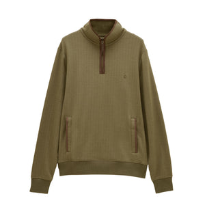 Joules Mens Heritage Sweat 1/4 Zip Sweat Top - Green