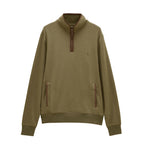 Joules Mens Heritage Sweat 1/4 Zip Sweat Top - Green