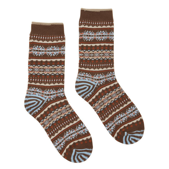 Joules Womens Lucille Socks - Chocolate Brown Hover Image