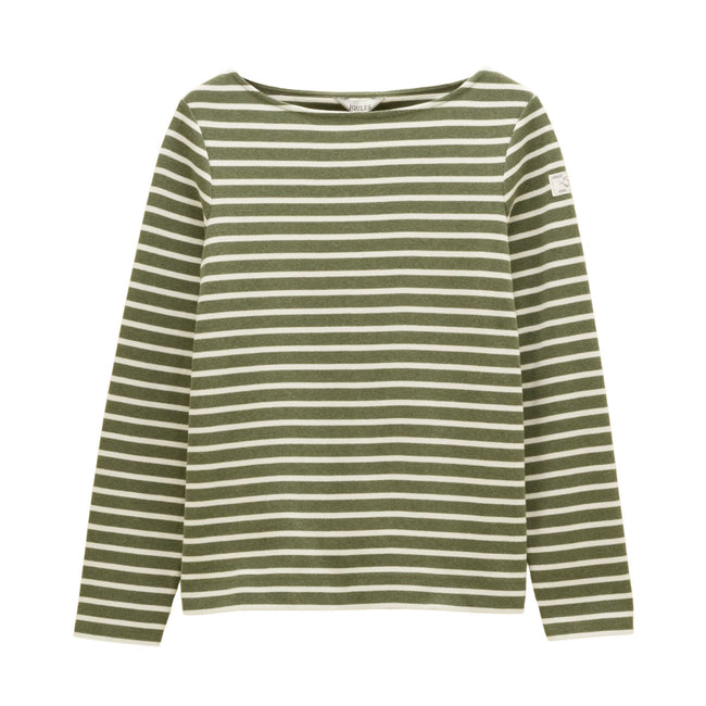 Joules Womens Harbour T-Shirt - Khaki Marl Hover Image