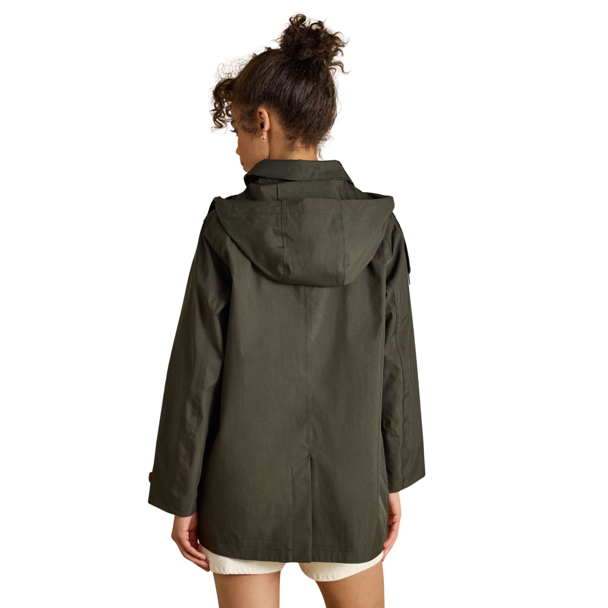 Joules Womens Rainmore Coat - Khaki Green