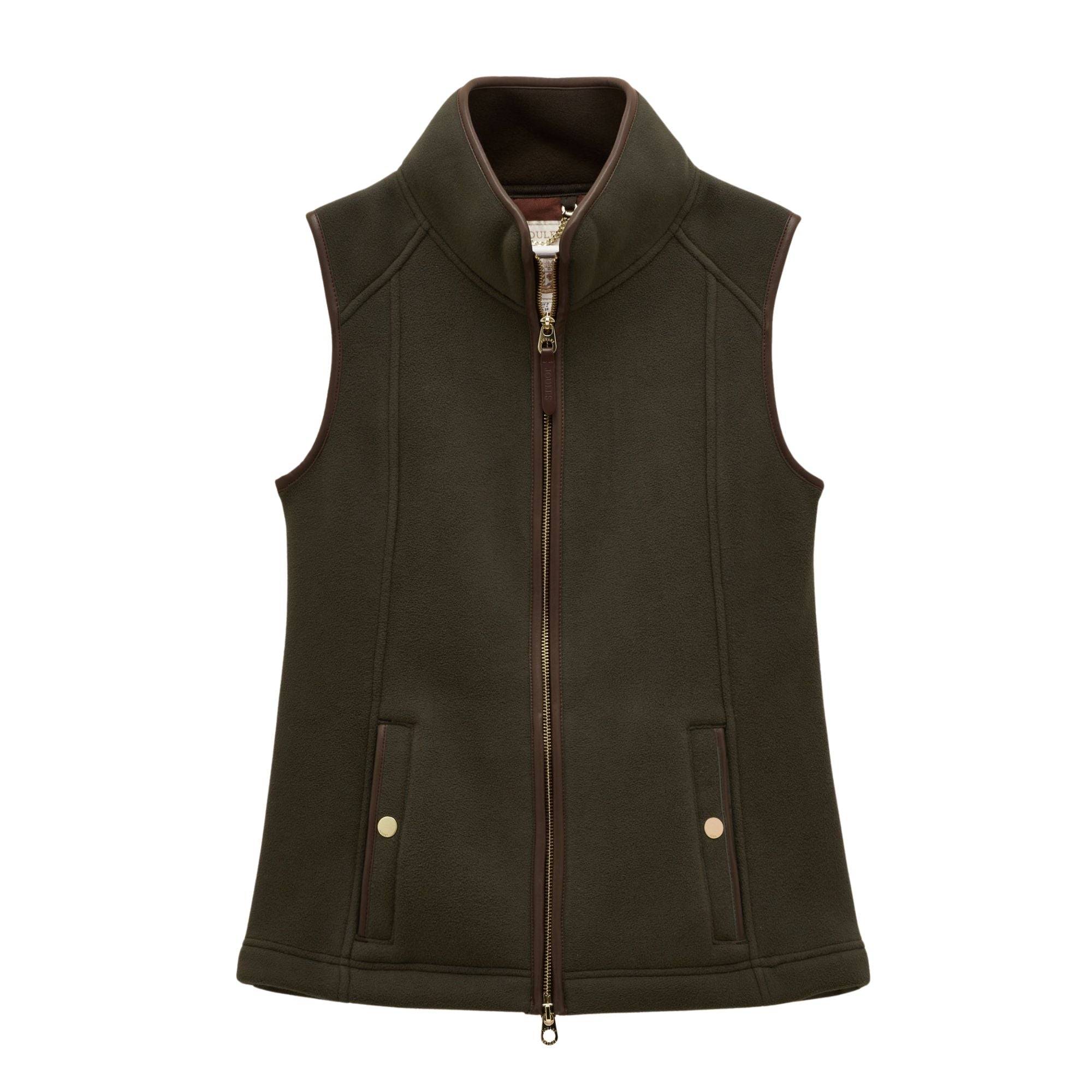 Joules Womens Heritage Gilet - Khaki Green