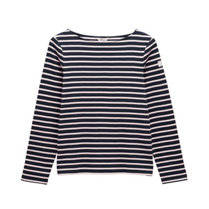Joules Womens Harbour T-Shirt - Navy/White