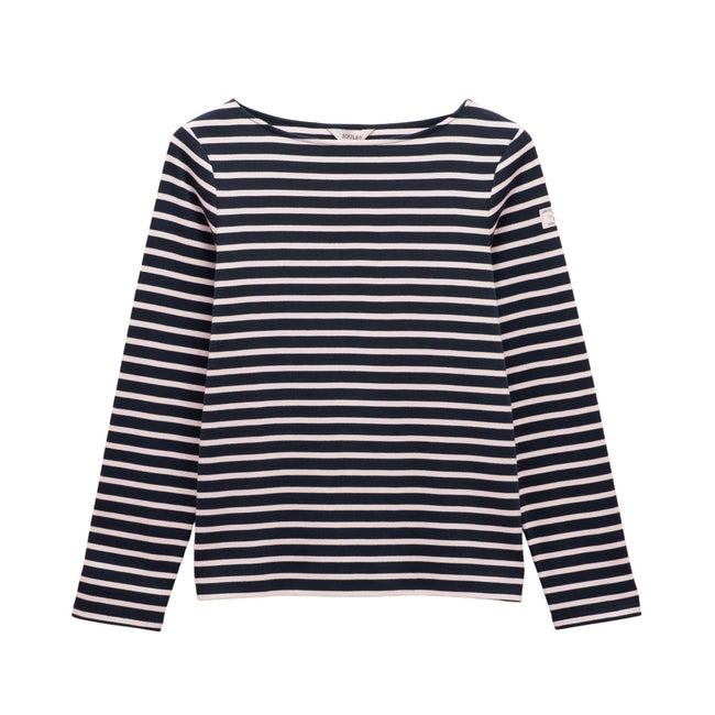 Joules Womens Harbour T-Shirt - Navy/White Hover Image