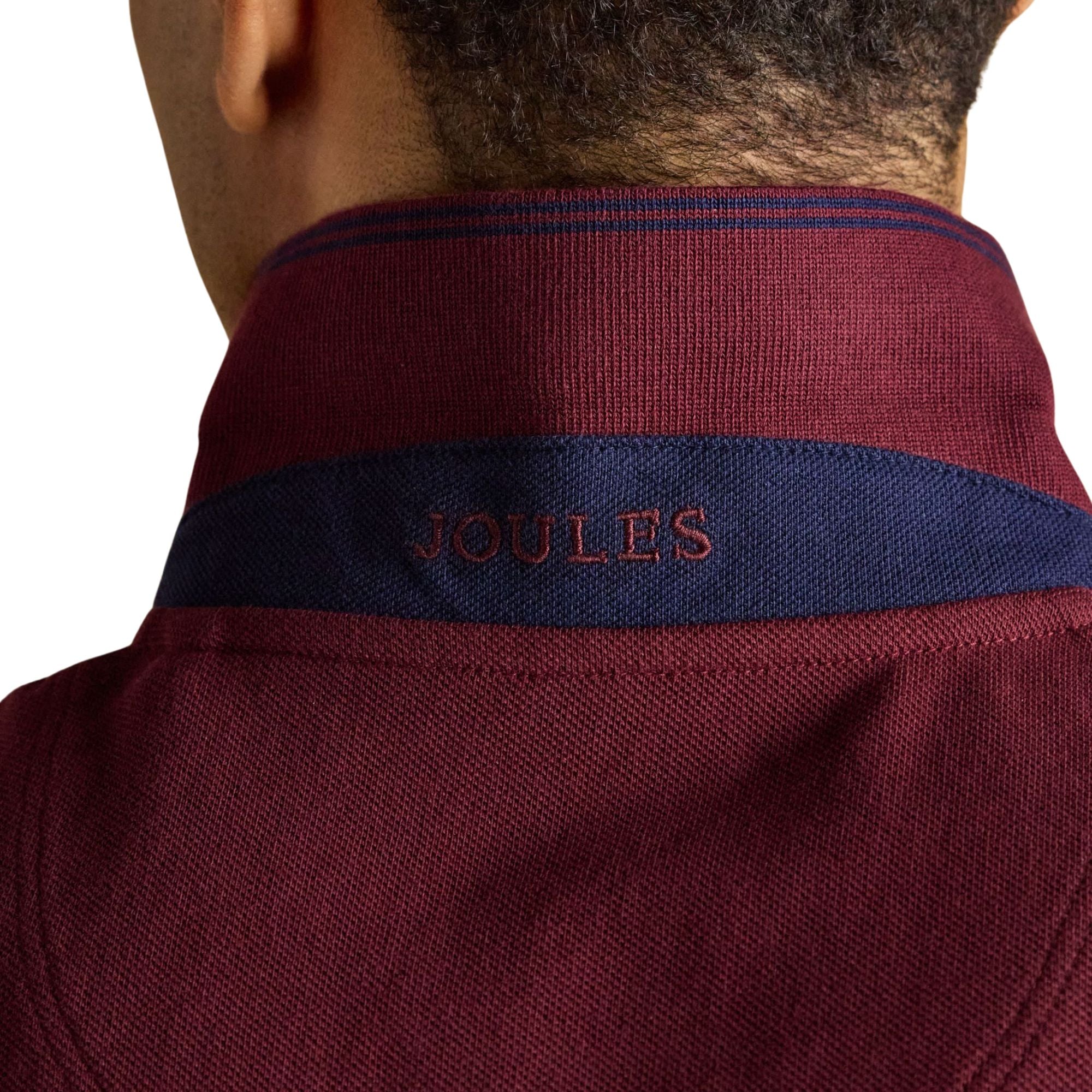 Joules Mens Woody Polo Shirt - Burgundy