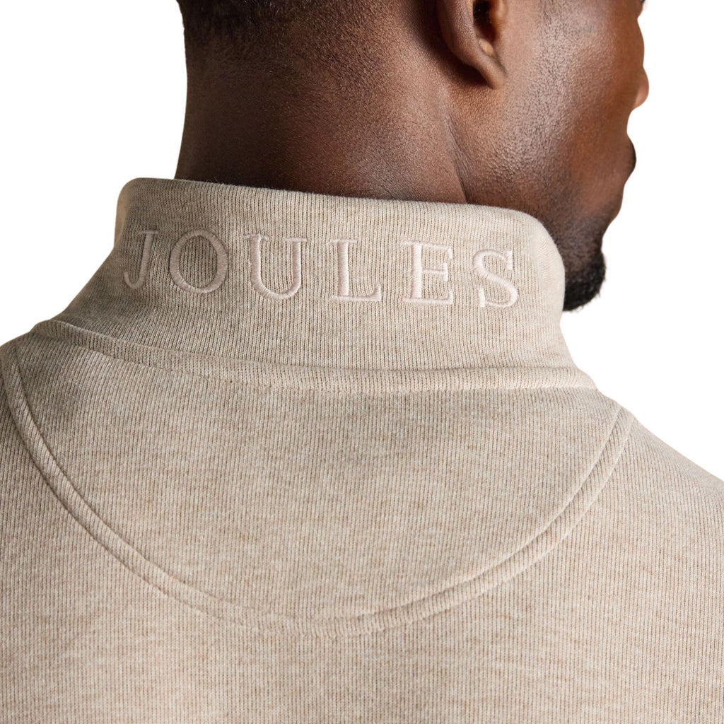 Joules Mens Alistair Sweat Top - Oatmeal