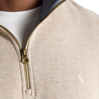 Joules Mens Alistair Sweat Top - Oatmeal