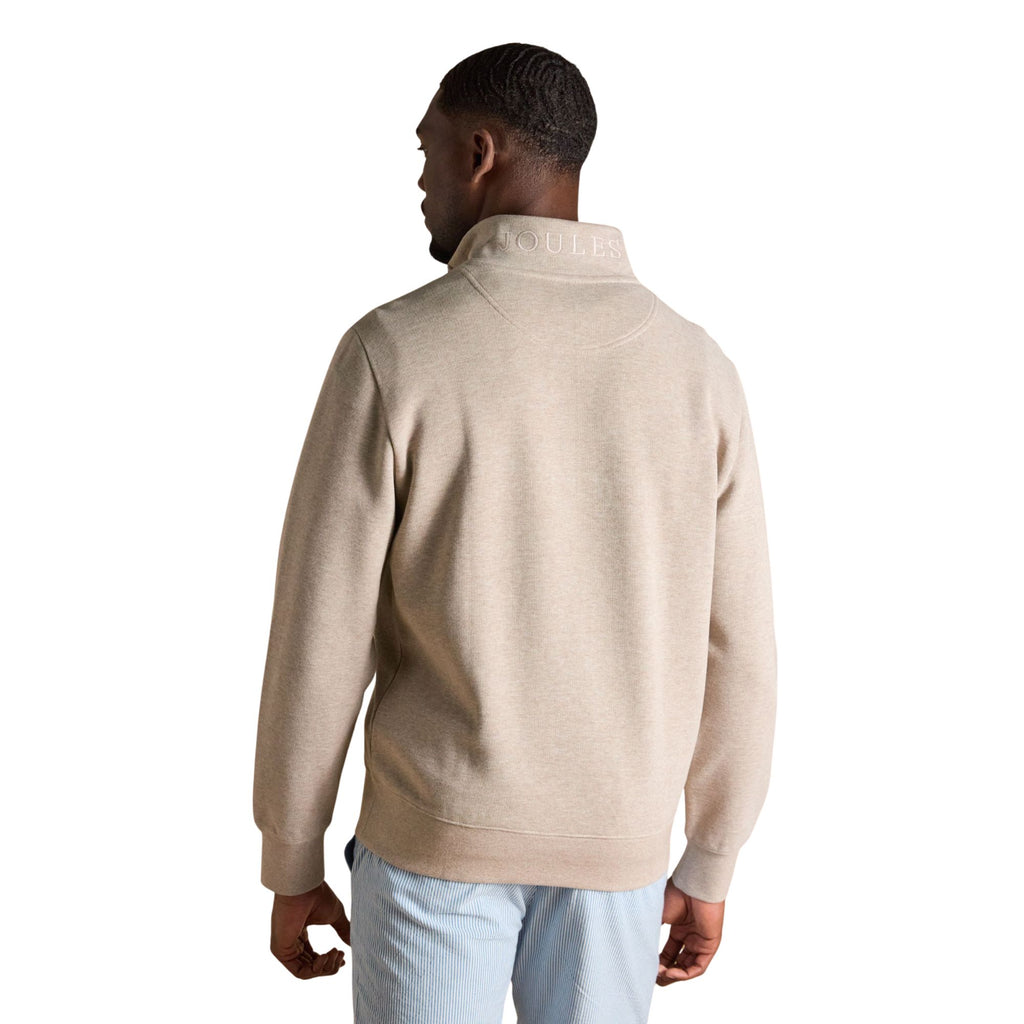 Joules Mens Alistair Sweat Top - Oatmeal