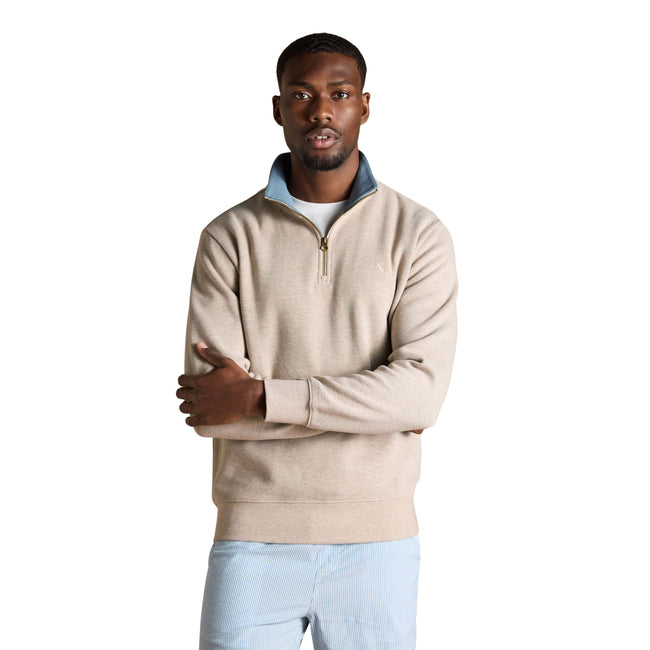 Joules Mens Alistair Sweat Top - Oatmeal Main Image
