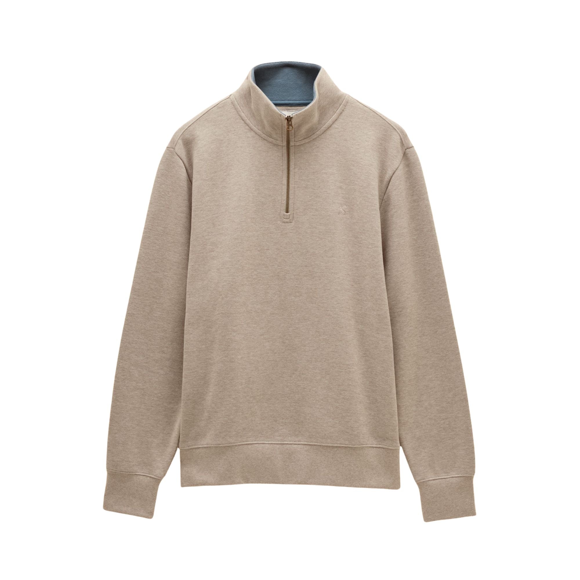 Joules Mens Alistair Sweat Top - Oatmeal