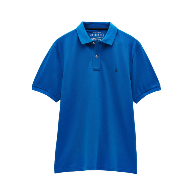 Joules Mens Woody Polo Shirt - Blue Hover Image