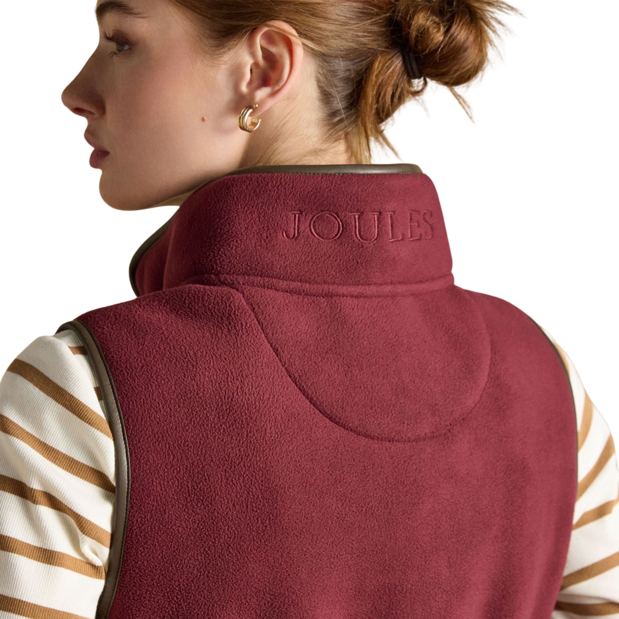 Joules Womens Heritage Gilet - Red