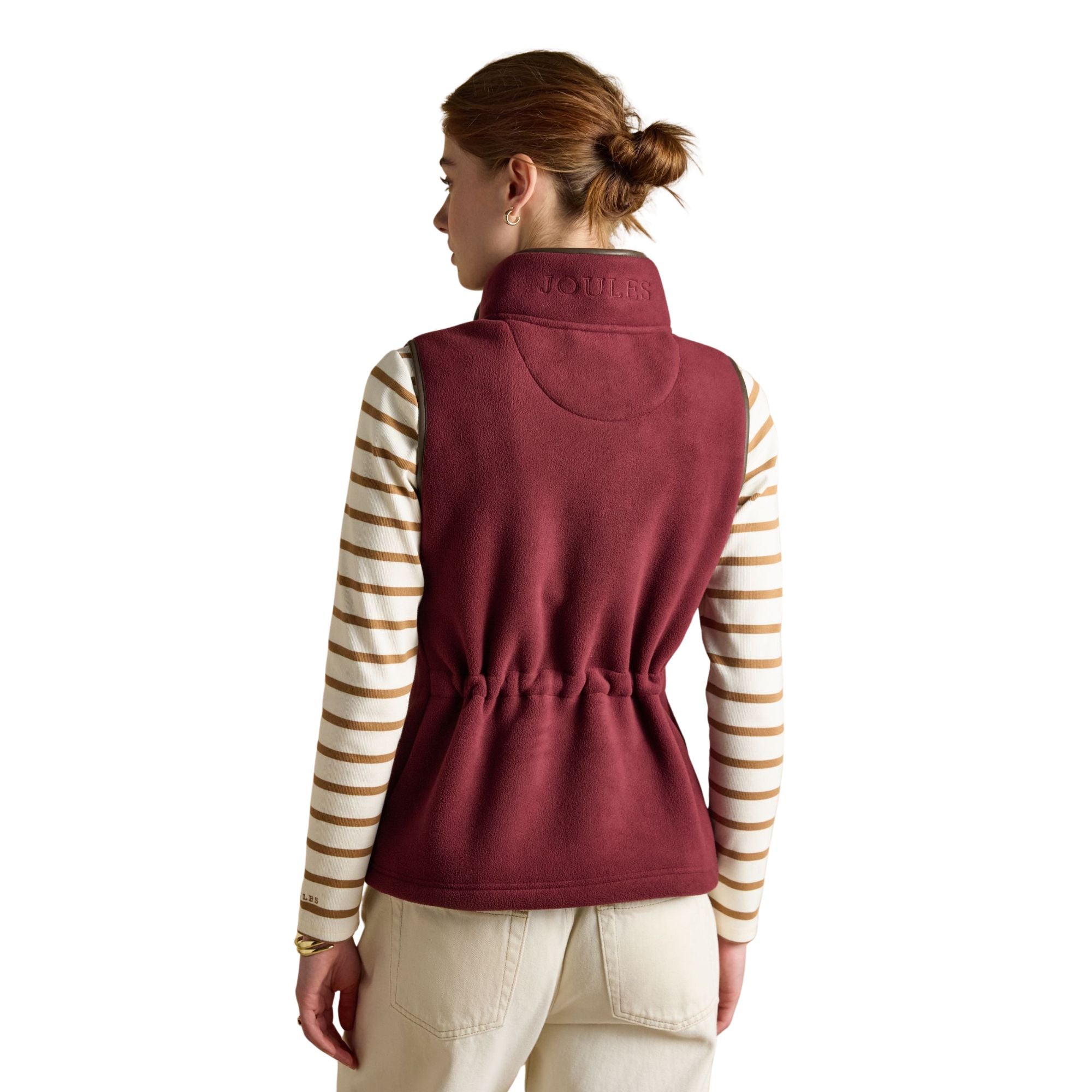 Joules Womens Heritage Gilet - Red