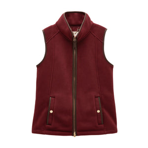 Joules Womens Heritage Gilet - Red