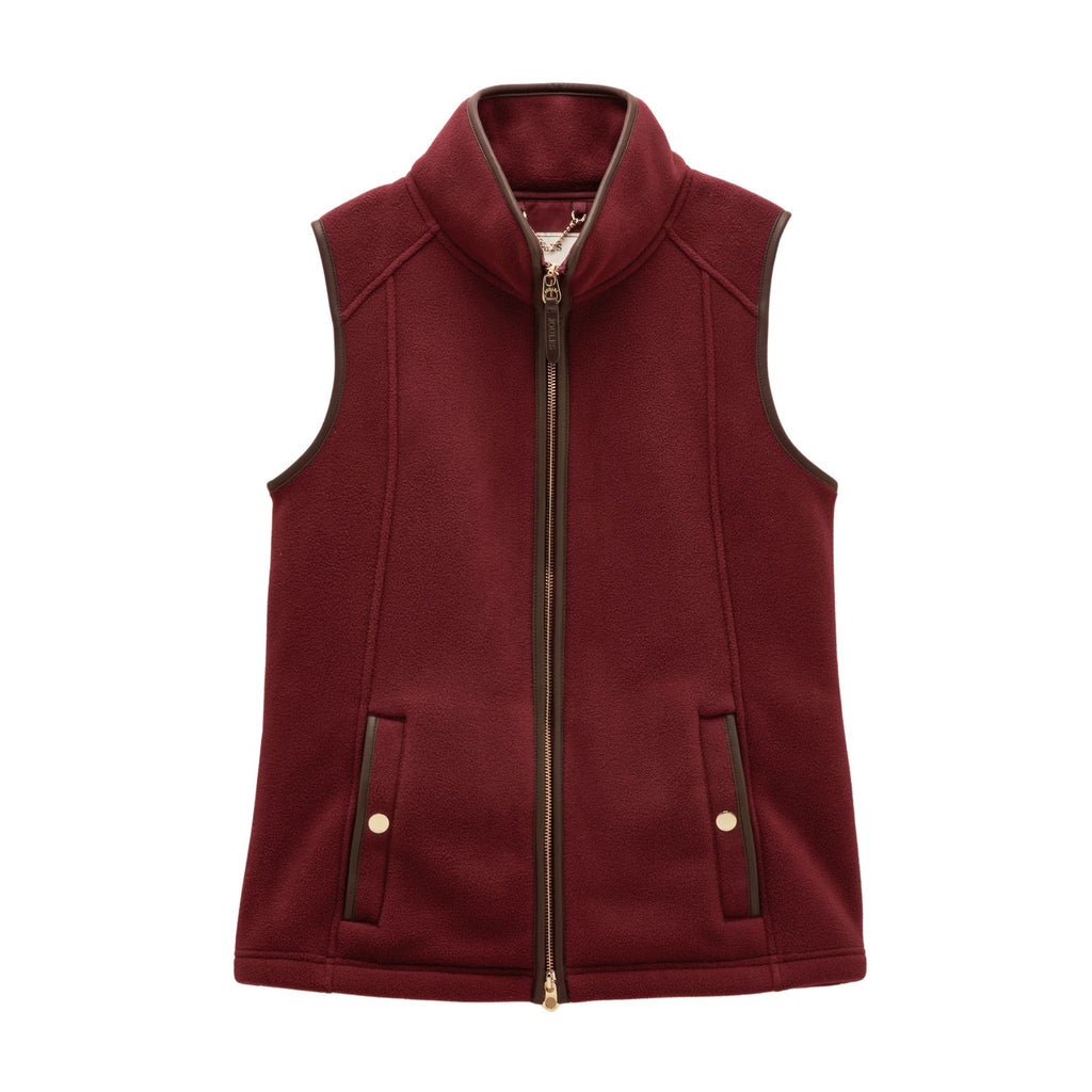 Joules Womens Heritage Gilet - Red