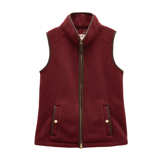 Joules Womens Heritage Gilet - Red Hover Image