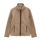 Joules Womens Heritage Full Zip Fleece - Mink Brown