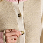 Joules Womens Nora Cardigan - Cream