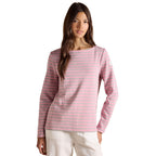 Joules Womens Harbour T-Shirt - Pink/Grey Marl
