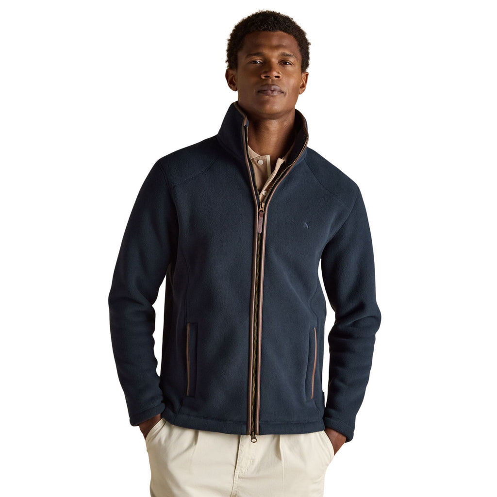 Joules Mens Heritage Full Zip Fleece - Navy