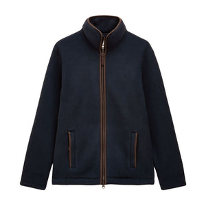 Joules Mens Heritage Full Zip Fleece - Navy